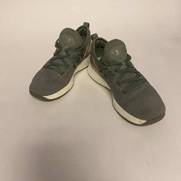 Under Armour Breathe Trainer Green Sneaker Size 7 ART NO.3020282-300 Rare Sample - Picture 5 of 14